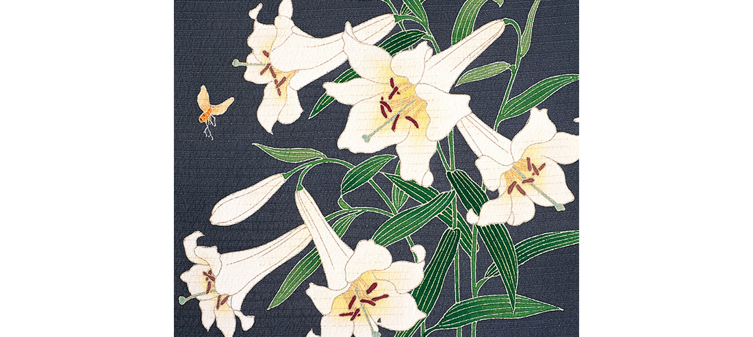きものの文様 夏の植物 草花の文様で涼やかに装う 家庭画報 International Japan Edition