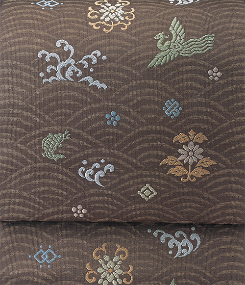 Kimono patterns of seigaiha