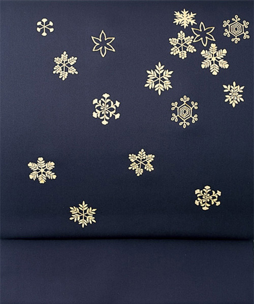 Kimono snow pattern