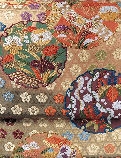 Kimono yukiwa-dori pattern
